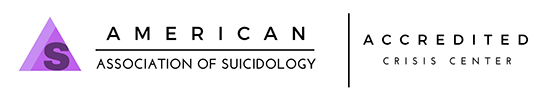 Suicide and Crisis Center of North Texas is accredited by the American Association of Suicidology