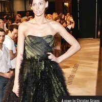 A gown by Christian Siriano